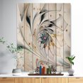 thumbnail image 2 of Design Art - White Stained Glass Floral Art, 2 of 5