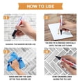 thumbnail image 2 of maskred 8pcs/set Easy-to Tile Seam Marker Tile Grout Like Pro Powerful Functions Marker Grout Pen black 1Set, 2 of 6