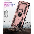 thumbnail image 4 of [PST] Samsung Galaxy A54 5G Kickstand Rotating Ring Case, Heavy Duty Hybrid Shock Absorption Rugged Hard Phone Case Cover, 4 of 5