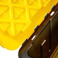 thumbnail image 4 of Homz Durabilt 15 Gallon Tough Flip Lid Storage Container, Black/Yellow (6 Pack), 4 of 7