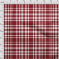 thumbnail image 4 of oneOone Georgette Viscose Red Fabric Check Sewing Material Print Fabric By The Yard 42 Inch Wide, 4 of 4