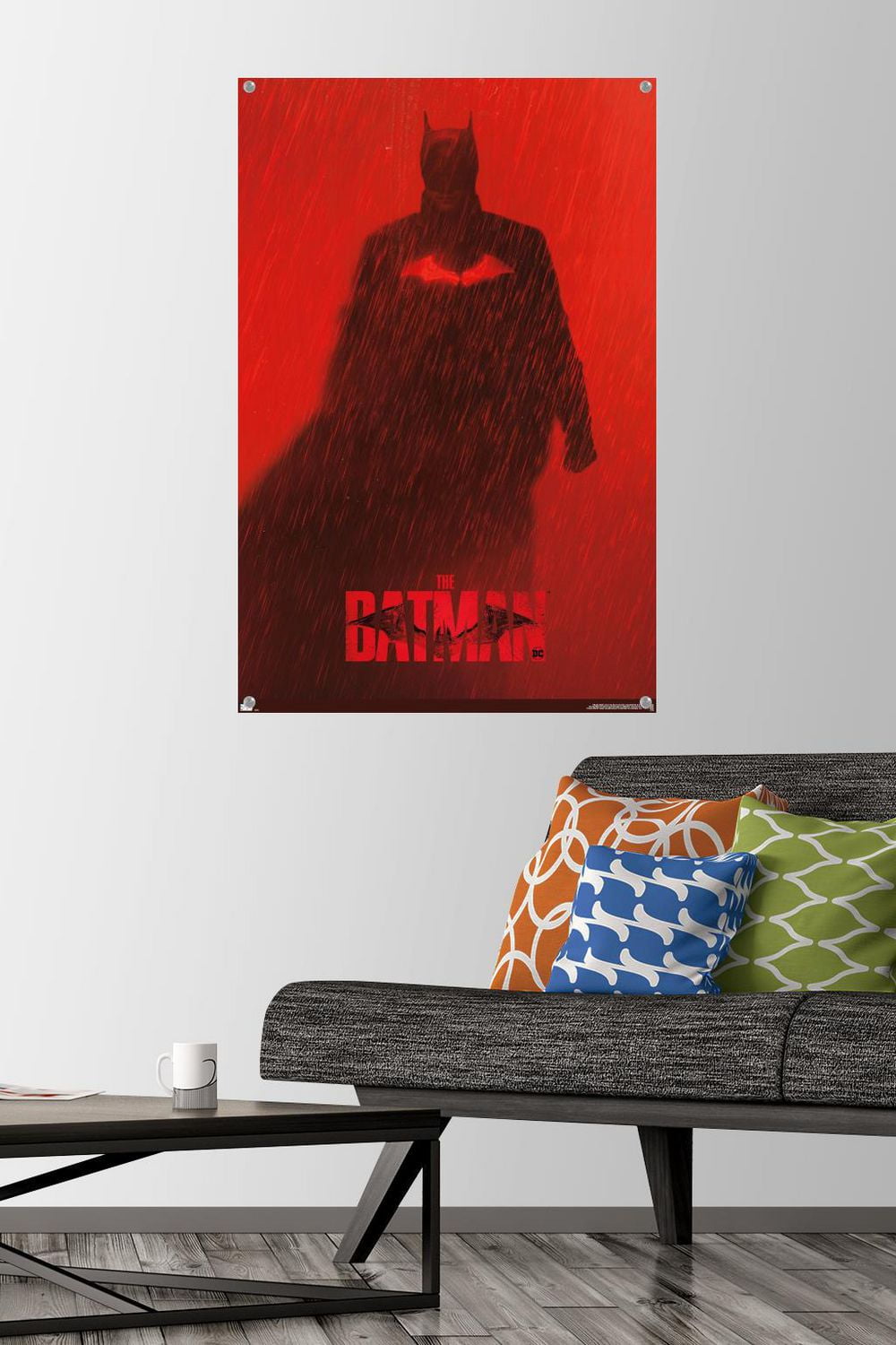 DC Comics Movie The Batman - Batman Teaser One Sheet Wall Poster, 14.725" x 22.375"