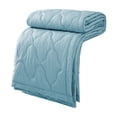 thumbnail image 2 of King Size Summer Cooling Quilt with Ice Silk Feel, Moisture-Wicking and Temperature Regulating, Perfect for Air Conditioned Rooms, Machine Washable and Hypoallergenic, 2 of 8