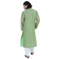 thumbnail image 4 of Atasi Kurta Traditionnel à Manches Longues pour Hommes Col Mandarin Tenue de Fête, 4 of 7