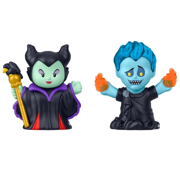 Little People Collector DISNEY Villains Maleficent & Hades Special Edition Set for Fans, 2 Figures