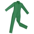 thumbnail image 3 of Jizyo Filles Enfants Justaucorps de Gymnastique Ballet Danse à Manches Longues Combinaison Zentai Pleine Longueur Ballerine Vert 5TG, 3 of 5