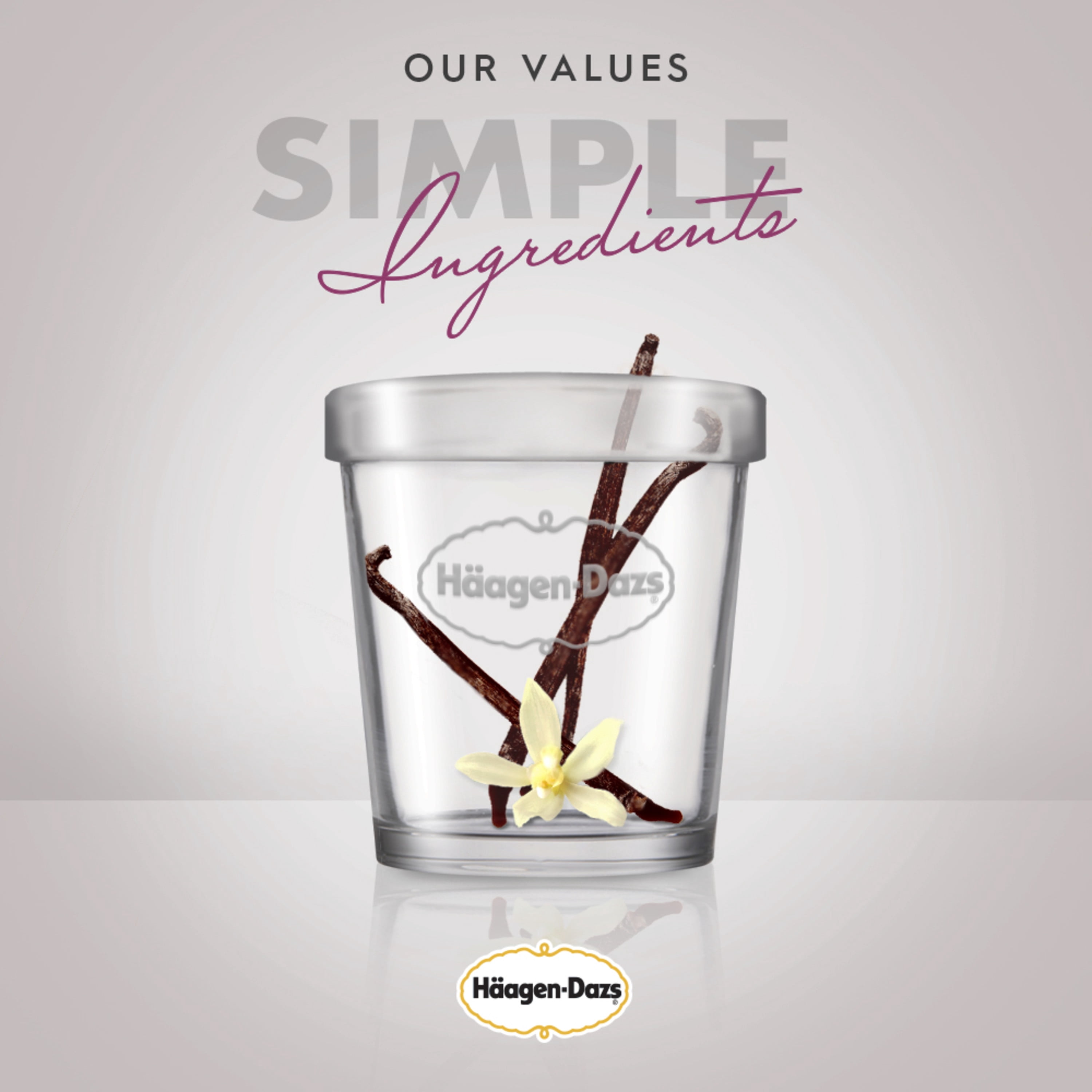 HAAGEN-DAZS Barres De Crème Glacée Vanille Amande 3 x 88 ml