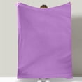 thumbnail image 4 of Save Now, Best Value, PENDANEMSK Super Soft Warm Solid Warm Plush Fleece Blanket Throw Rug Sofa Bedding 100X150Cm | 100%Polyester, Purple, Akmoler|100%Polyester,Purple,PENDANEM, 4 of 4