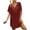 Red, variant on Womens Swimsuit Coverup Lace Crochet V Neck Bathing Suit Cover Up Dress Beach Cover Ups For Swimwear Swimwears Cover-Ups Xxl