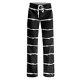 thumbnail image 4 of fatyb Lounge Pants for Women Printed Pajama Pants with Drawstring Womens Comfortable Wide Leg Pants, 4 of 6