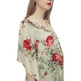 thumbnail image 3 of Bimba Robe Maxi de Maternité à Imprimé Floral Vert Menthe pour Mamans avec Ceinture-8, 3 of 9
