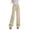 Khaki, variant on ManxiVoo Women's Classic Straight Leg Jeans High Waisted Comfort Fit Denim Pants with Stretch for Daily Wear S Size Black