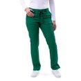 thumbnail image 1 of Adar Pro Sarraus pour Femmes - Pantalon de Sarrau Yoga à Jambe Étroite - P4100T - Étain - 3X, 1 of 7