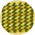 thumbnail image 1 of Ahgly Company Tapis d'Intérieur Rond Lavable en Machine Vert Olive Transitionnel, 6 Pieds Rond, 1 of 7