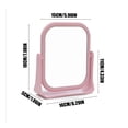 thumbnail image 4 of Vaidha Desktop Makeup Mirror Portable Small Mirror Female Dressing Table Desktop Princess Mirror Bedroom Student Dormitory Desktop Makeup Mirror, 4 of 6