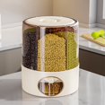 thumbnail image 1 of Wzzjkit Cereal Containers Storage, Deposit of Grain Storage Dispenser of Grains Storage Containers Kitchen Swivel 360 Degrees, Rice Storage Container, 1 of 1