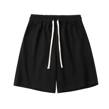 Pisexur Shorts pour Hommes Shorts Décontractés pour Hommes Couleur Unie avec Cordon de Serrage Poches Pantalons Droits Mi-Longs Pantalons Fendus Pantalons Décontractés Pantalons de Sport Shorts pour Hommes Shorts Athlétiques