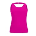 thumbnail image 4 of EGNMCR Tankini Swimsuits for Women Women Solid Color High Neck Tops Bathing Suit Tops For Tank Tops Swimsuits, 4 of 7