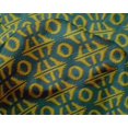 thumbnail image 4 of oneOone Silk Tabby Fabric Geometric Block Printed Fabric 1 Yard 42 Inch Wide, 4 of 4