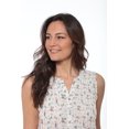 thumbnail image 5 of JAX Women's Printed Sleeveless Textured Top, 5 of 5