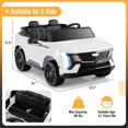 thumbnail image 3 of Costway 2 Seater Ride on Truck with Remote Control 3 Speeds LED Lights Horn Music Story, 3 of 10