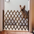 thumbnail image 4 of Barrière Accordéon Extensible en Bois pour Chien, Protection pour Entrée, Patio, Pelouse, 4 of 8