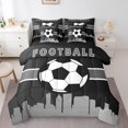 thumbnail image 1 of YST Sports Gamer Bedding Comforter Set, 7-Piece, Twin Size, Black Grey, 1 of 4