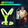 thumbnail image 4 of LED Reflective Running Vest,Adjustable Elastic Running Safety Gear LED Light Up Vest Perfect for Running,Walking,Cycling, 4 of 6