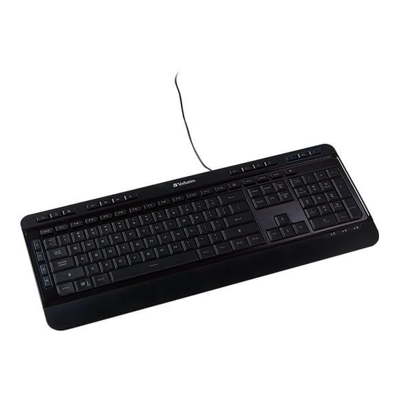 Reduce eyestrain and increase productivity with the Verbatim Illuminated Keyboar