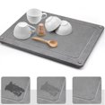 thumbnail image 2 of Mosiee 30X40X2Cm Diatomite Drying Stone Mat Absorbent Dish Mats For Kitchen Counter For Drying Dishes Kitchen Supplies, 2 of 8