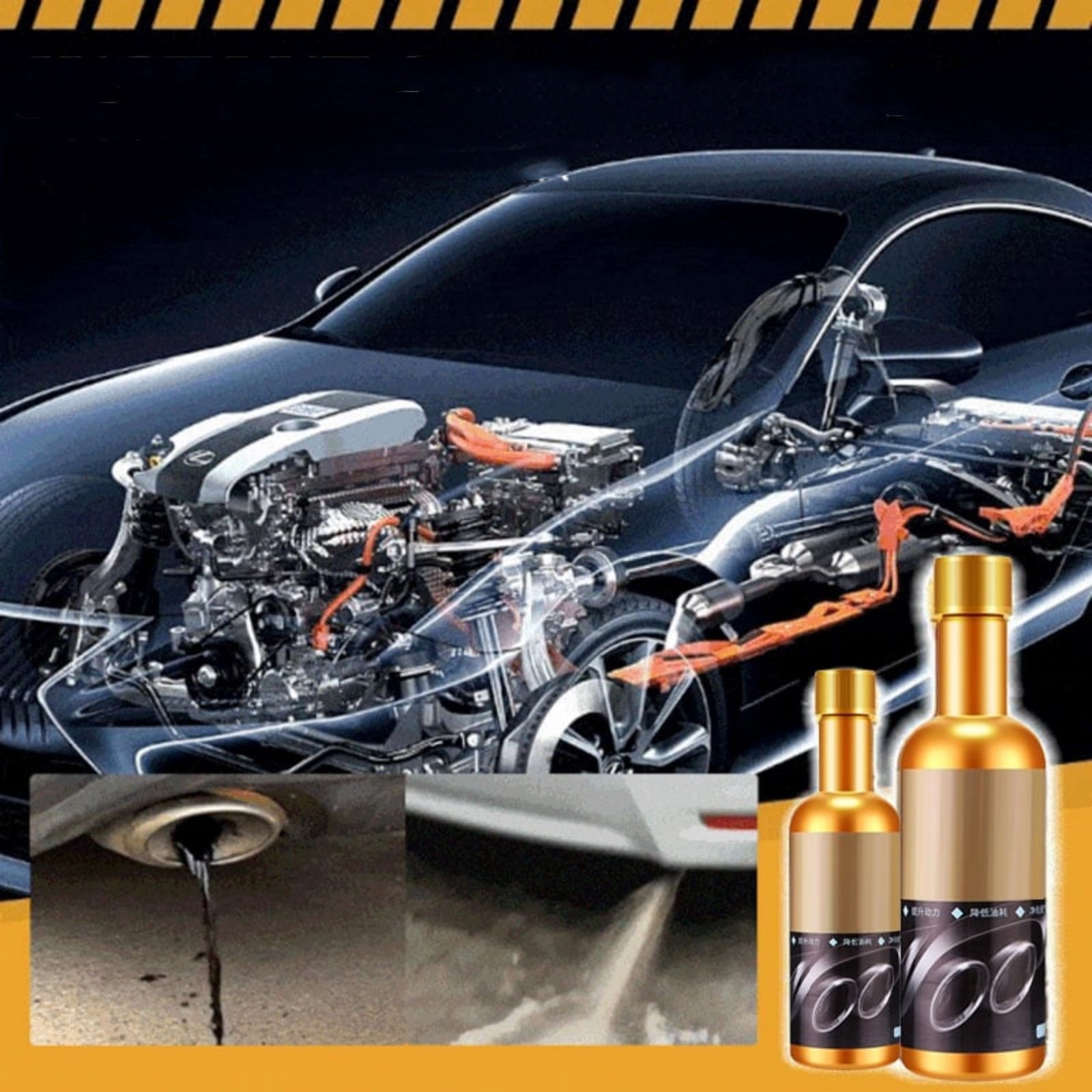 Vaidha Car Engine Internal Non Disassembly Cleaning Exhaust Carbon Removal Cleaning Agent 120ml
