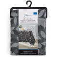 thumbnail image 1 of Mainstays Dot Botanical Fabric Tablecloth, Black, 70' Round, 1 of 6