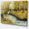 thumbnail image 2 of Brook in Autumn Oil Painting - Landscape Painting Canvas Print, 2 of 3