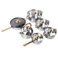 thumbnail image 2 of Kitchen Pots, Stainless Steel 12 Pieces Kitchen Cookware Pots Easy To Clean  for Cooking, 2 of 7