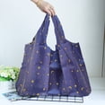 thumbnail image 2 of Waterproof Reusable Shopping Bag with Hidden Compartment, Foldable Nylon Tote for Groceries, Travel, Daily Use, 2 of 8
