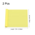 thumbnail image 2 of Unique Bargains Rouleaux de Papier Crêpe 7,5 Pi de Long 20 Pouces de Large, Jaune Foncé, Lot de 2, 2 of 5