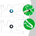 thumbnail image 4 of GLFILL Support de Tête de Pont de Queue de Billard Support Transparent de Queue de Snooker de Piscine Noir, 4 of 7