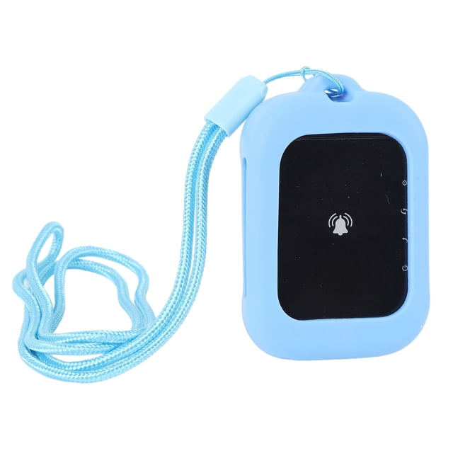 Wireless Pager Call Button System, 998 Channels, Long Standby, IPX4 Water Resistant, Code Learning, Multi Call, Rechargeable Battery, for Home School Office