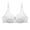 White, variant on Mlkoz Lace Bras for Women Underwire , Comfortable Push Up Solid Color Bra Everyday Bras Convertible Straps