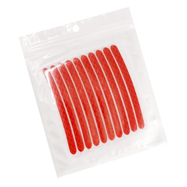 Reflective Wheel Rim Stickers for Car and Motorcycle Night Safety Decoration, 20 Pcs