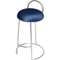 thumbnail image 1 of Meridian Furniture Ring Navy Velvet Counter Stool, 1 of 5