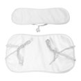 thumbnail image 3 of TISHITA Castor Oil Pack Wrap Set, Reusable Convenient with Front Bag Mess , Flannel White Elastic Cord, 3 of 8