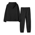 thumbnail image 3 of Timegard Ensemble d'Entraînement 2 Pcs pour Femmes, Chandails à Capuchon à Manches Longues, Chandails Molletonnés à Enfiler, Pantalons de Sport en Molleton avec Poches, 3 of 6