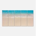 thumbnail image 2 of Serene White and Blue Waters - Large Seashore Canvas Print, 2 of 3