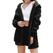 GDREDA Pyjamas Homme Womens Pajamas Three Piece Vest Shorts Jacket Pajamas Three Piece Set Women Pajama Sets pyjamas Black,XXL