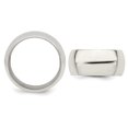 thumbnail image 4 of Mens Sterling Silver 10mm Comfort Fit Wedding Band Ring, 4 of 5