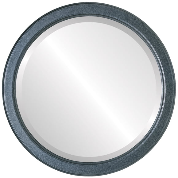Miroir Encadré Toronto - Noir Argent