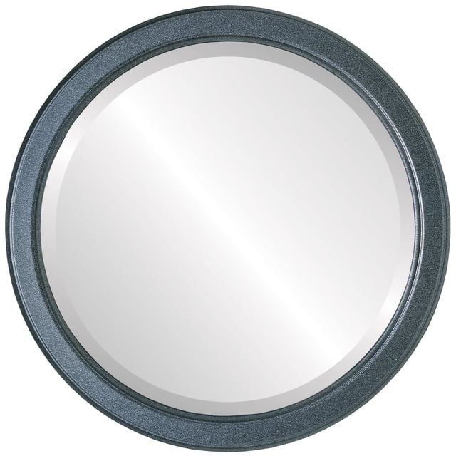 Miroir Encadré Toronto - Noir Argent