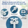 thumbnail image 5 of 20 Pcs Support de Réparation de Stores Verticaux avec Tige Kit de Réparation de Stores Verticaux Pièces de Rechange pour Stores Blancs, 5 of 5