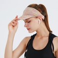 thumbnail image 4 of TISHITA Sun Visor Headband Hat Sweat Absorption Summer Breathable Baseball Caps Colorful Colorful Streak, 4 of 8